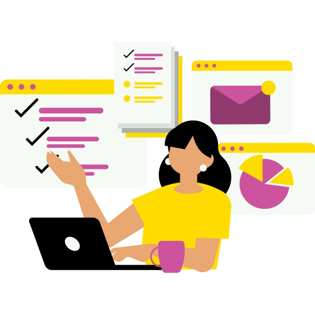 Live chat feature showcasing seamless team communication.